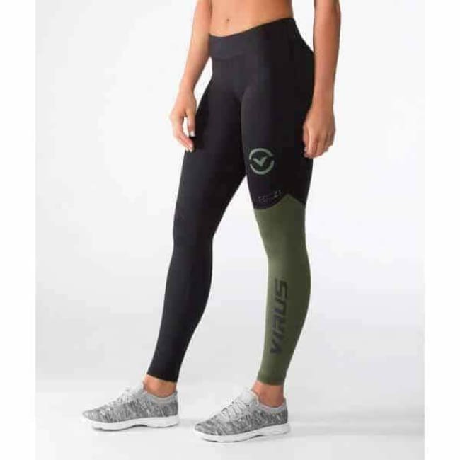 Virus Action Sport Performance | Women´s Eco 21 | Black/olivegreen - S