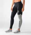 VIRUS WOMEN'S STAY COOL V2 COMPRESSION PANT (ECO21) BLACK/SILVER