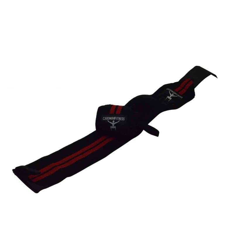 Handgelenkbandagen Cavemanfitness Wrist Wraps - Black_Red