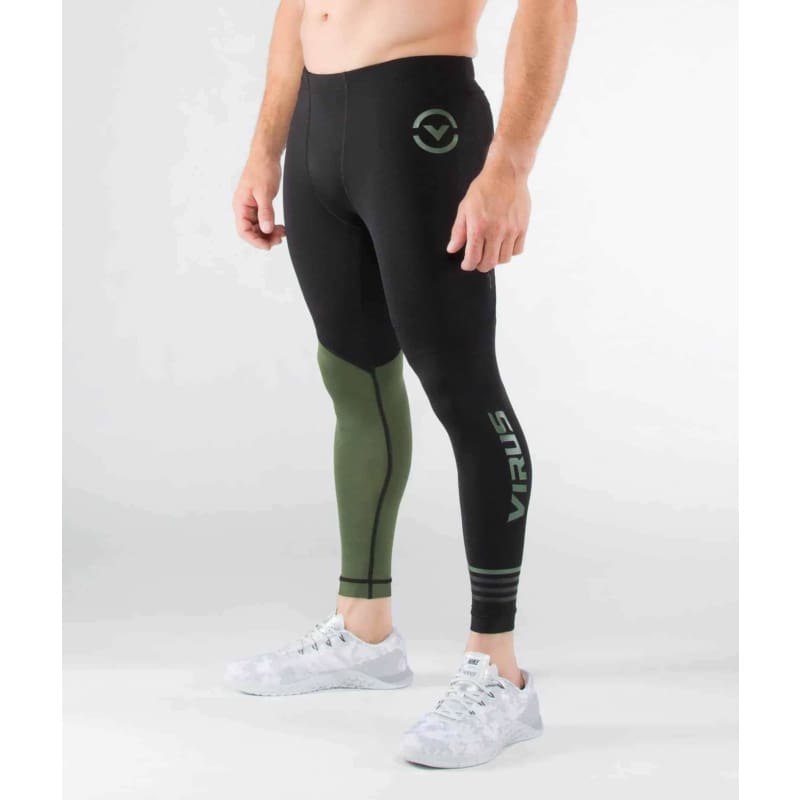 Virus Action Sport Performance | Mens Rx8 Blackolivegreen - S