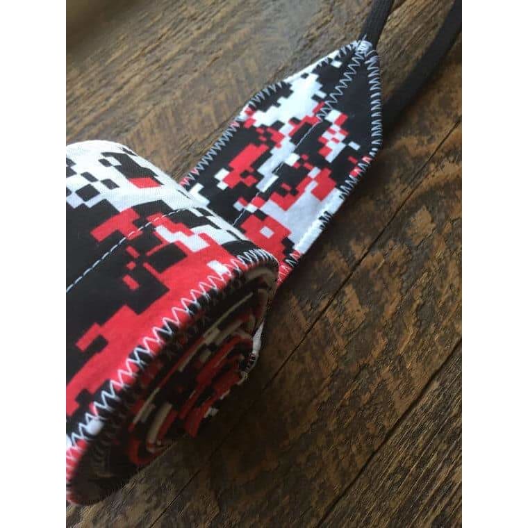 Wrist Wraps - 615 - Red Digit Camo